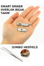 Singer overlok dikiş makineler için Bıçak alt ve üst bıçak takımı (CIMBIZ HEDİYELİ) - Görsel 2