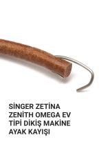 Singer Zetina uzun ayak kayışı 1.83cm yanında 18 numara iğne 10 adet beraber - Görsel 3