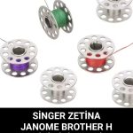 ZETİNA JANOME BROTHER SİNGER 5 ADET METAL MASURA