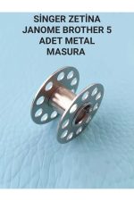 ZETİNA JANOME BROTHER SİNGER 5 ADET METAL MASURA - Görsel 2