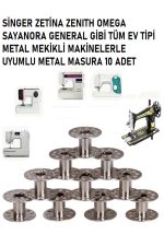 Singer Zetina Ev tipi dikiş makine metal masura 10 Adet