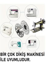 Singer Zetina Ev tipi dikiş makine metal masura 10 Adet - Görsel 5