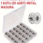 Singer Zetina Janome Brother Ev Tipi Aile Dikiş Makinesi Metal Masura 1 Kutuda 25 Adet gönderilecek.