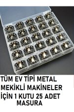 Singer Zetina Janome Brother Ev Tipi Aile Dikiş Makinesi Metal Masura 1 Kutuda 25 Adet gönderilecek. - Görsel 2