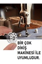 Singer Zetina Janome Brother Ev Tipi Aile Dikiş Makinesi Metal Masura 1 Kutuda 25 Adet gönderilecek. - Görsel 7