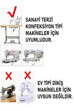 SİNGER PFAFF BROTHER SANAYİ TERZİ KONFEKSİYON DPX5 (KALIN DİP) 16/100 NUMARA İĞNE 10 ADET - Görsel 4