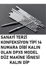 SİNGER PFAFF BROTHER SANAYİ TERZİ KONFEKSİYON DPX5 (KALIN DİP) 14/90 NUMARA İĞNE 10 ADET - Görsel 2
