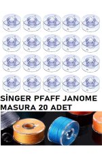 Singer Pfaff Zetina Janome Homemax Brother Kiwi gibi ev makinelerine Uyumlu plastik Masura 20 adet