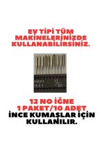 Singer Zetina Uyumlu Dikiş Makine Iğnesi (11-12-14-16-18 Numara -50 Adet Iğne) 5 Paket - Görsel 4