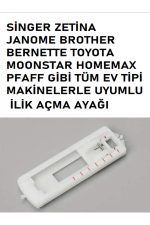 Singer Zetina Janome Brother vb. gibi tüm yeni tip makinelere uygun ilik açma ayağı - Görsel 6