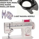 SİNGER YOKNAZ 1301-1288-1280- MODERNO 2 VE MARS MODEL MAKİNELERİ İÇİN MEKİK 2 ADET MASURA HEDİYELİ
