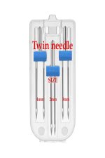 TÜM EV TİPİ MAKİNELERE UYGUN 10 Adet 14 No Iğne Ve Nervür Için Çift Iğne Singer Zetina (2MM-3MM-4MM) - Görsel 3