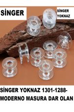 SINGER Yoknaz Dikiş Makinesi 1301-1288-1280 VE MODERNO 25 ADET KUTULU MASURA (İNCE OLAN MASURA) - Görsel 4