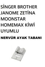 SİNGER JANOME ZETİNA BERNETTE GİBİ TÜM MAKİNELER İÇİN NERVÜR AYAK - Görsel 2