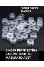 SİNGER PFAFF ZETİNA JANOME BROTHER 50 ADET MASURA