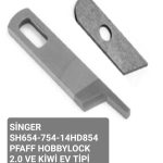Singer Pfaff Kiwi ev tipi overlok dikiş makineler için Bıçak alt ve üst bıçak takımı