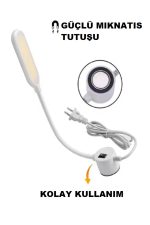 SİNGER ZETİNA PFAFF JANOME DİKİŞ MAKİNLERİ İÇİN SPİRAL (ESNEK) LED LAMBA - Görsel 6