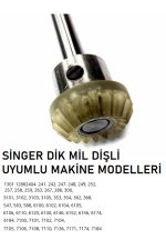SİNGER YOKNAZ 1301-1288 DİK MİL DİŞLİ (ALTTAN DİKEY GELEN DİKEY DİK MİL DİŞLİSİ) 3 YIL GARANTİLİ - Görsel 5