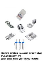 Singer Pfaff Zetina 40 ADET İĞNE SETİ VE 5 ADET AYAK ÇİFT İĞNE SETİ - Görsel 7